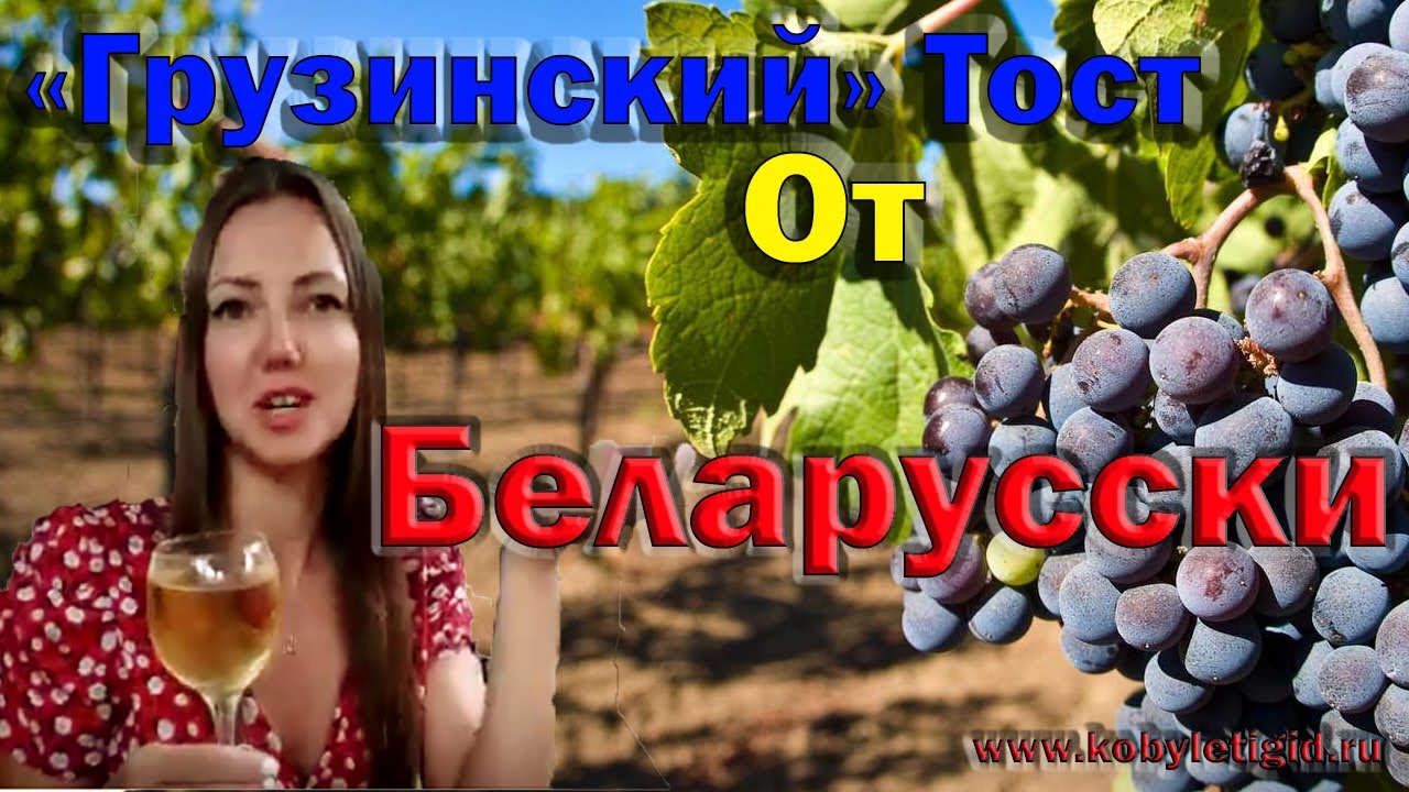 Тост от туриста из Беларуси