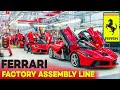 Ferrari Mega Factory Assembly Line Production Process Supercars Mega Factories