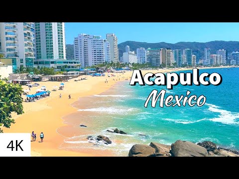 ACAPULCO Mexico 4K /Acapulco Beach, Cliff Diving & Acapulco Shore Video