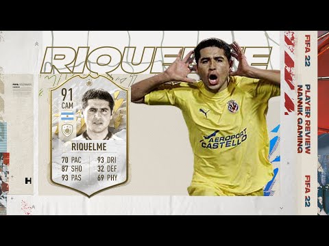 91 RIQUELME PRIME ICON PLAYER REVIEW FIFA 22