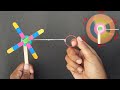 How to make a fan with ice cream sticks | Easy ice cream stick toy