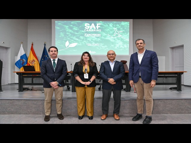 El Gobierno de Canarias impulsa el desarrollo del combustible sostenible de aviación