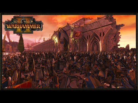 Empire Siege Of The Impenetrable Eagle Gate - Total War: Warhammer 2 Battle Gameplay