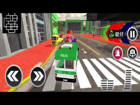 ✅Policeman Ambulance Van Driving - 911 Emergency Rescue Driving Simulator - Android Gameplay  BDFH47