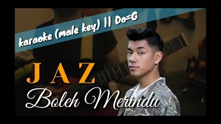 Download lagu Boleh Merindu - JAZ (karaoke) male key mp3