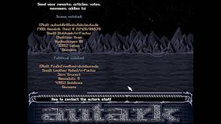 Autark Pre-Issue (demo) for DOS