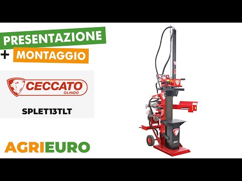 Spaccalegna ibrido Ceccato Olindo Splet13tlt: Efficienza e Potenza Unite!