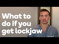 A dentist explains what causes lockjaw and what to do if it happens to you