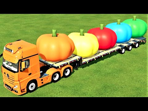 JOHN DEERE vs CLAAS vs CASE vs FENDT PARKOUR - Farming Simulator 22