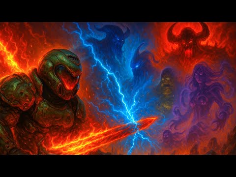 What If Doomslayer Hunted Every Chaos God in Warhammer 40K?