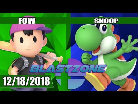 PSG Blastzone: FOW (Ness) vs Snoop (Yoshi) - Winners Finals