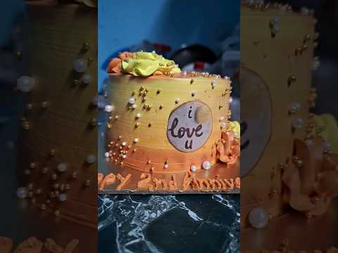 Mini Cake #yellowcake #cakedecorating #traditional