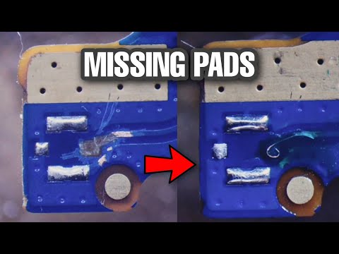 How To Repair Damaged /Missing PCB Pads