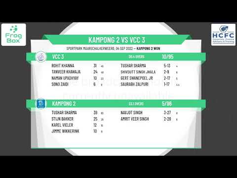 KNCB - 2e Klasse Finales - Grand Final - Kampong 2 v VCC 3