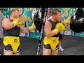 CANELO LOOKING TO KNOCK CALEB PLANTS HEAD OFF WITH UPPERCUTS & HOOKS AS INTENSITY GROWS IN TRAINING