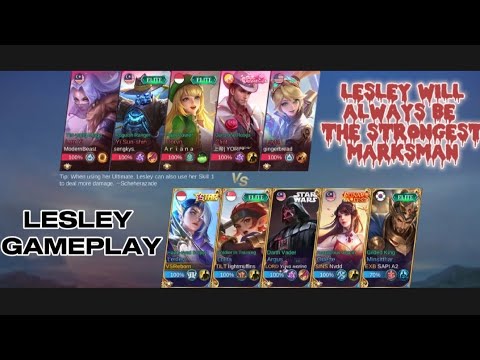 LESLEY WILL ALWAYS BE THE STRONGEST MARKSMAN😏😏😏😏😏