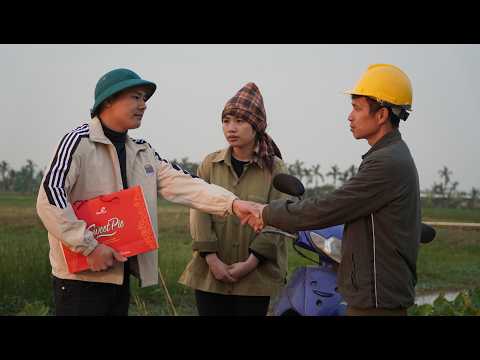 The kind young man felt confused and suspicious when he saw the homeless girl with a strange man.