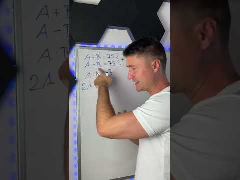 Warum schaffen das so wenige?! 🤨 #MatheMitNick 🙋🏻‍♂️ #Mathe #Additionsverfahren