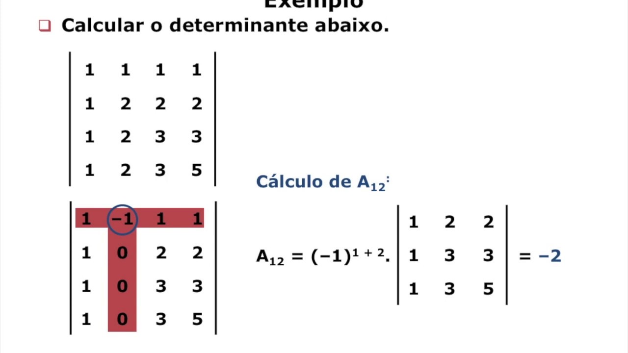 Propriedades dos Determinantes