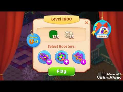Beat 1000 Levels 1 Year Ago ❤ | The First Season Of Wonders | Homescapes