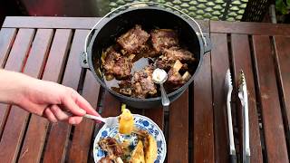 Overmont Feuertopf Dutch Oven Gusseisen Kochtopf, Ein perfekter Dutch Oven