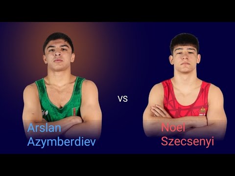NOEL SZECSENYI (HUN) - ARSLAN AZYMBERDIEV (TKM) U17 WORLD  CHAMPIONSHIP, QUALIFIKATION , FS 80KG,