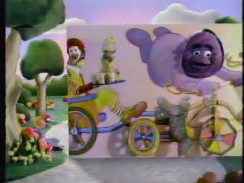 1990 McDonald's Bicycle Peanuts Happy Meal Commercial