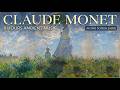 8 Hours Claude Monet Art & Music – Woman with a Parasol  4K UHD Screensaver for Study, Focus and Joy