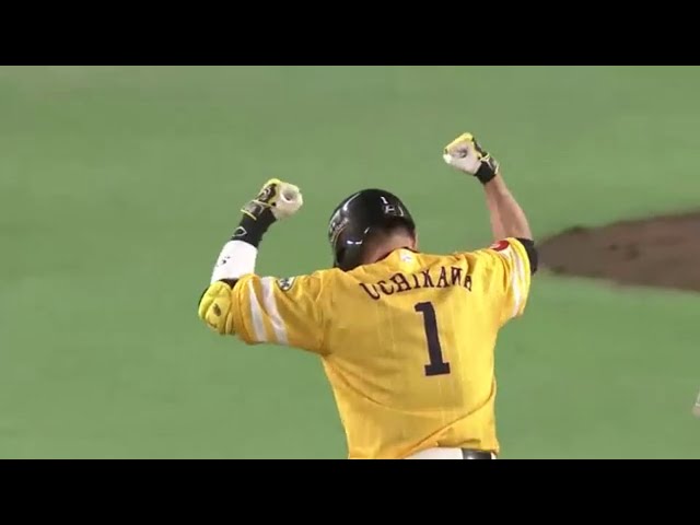 【9回裏】土壇場でこの男!! ホークス・内川 起死回生のタイムリー2ベースヒット 2015/7/26 H-Bs