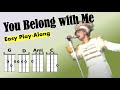 You Belong with Me *Taylor's Version* (Taylor Swift) EASY Ukulele play-along