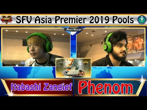 2019 TGS｜SFV Asia Premier - Pools to TOP 8｜DNG Itabashi Zangief (Zangief) vs NVD Phenom (Necalli)