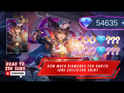 HOW MUCH 💎/DIAMONDS FOR HARITH COLLECTOR SKIN "PSYCHIC" IN NEW GRAND COLLECTION EVENT | MLBB