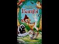 Digitized Opening To Bambi UK VHS