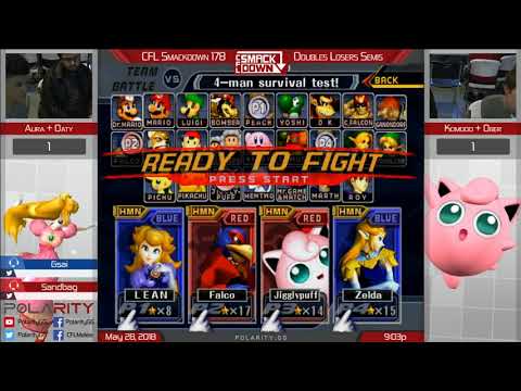 CFL Smackdown 178 Melee - Komodo + Ober vs Aura + Oaty - Doubles LS