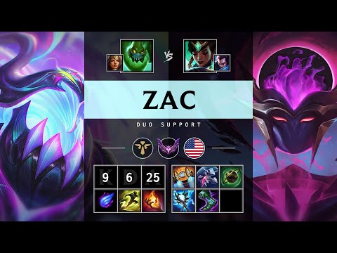 Zac Support vs Karma - NA Master Patch 25.19