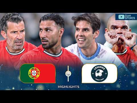 KAKÁ, FIGO, QUARESMA AND OTHER LEGENDS PUT A SHOW AT THE FRIENDLY MATCH IN 2025 !