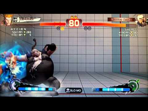 SSF4 AE:2012 ACE E I RI N (Guile) vs Satoimo21 (Rufus)