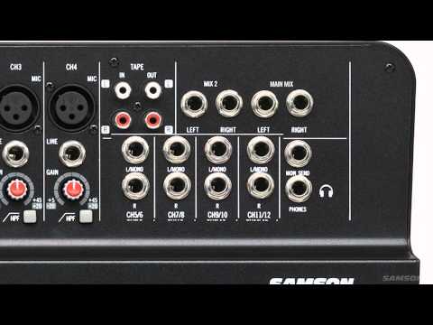 Samson MixPad MXP124 8-Channel Stereo Mixer Overview | Full Compass