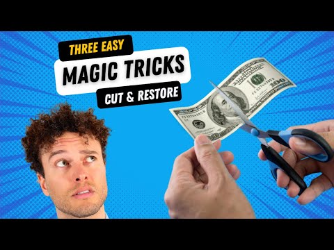 CUT & RESTORE MAGIC TRICKS! How to Cut and Restore Money, String & More #cutandrestoremagictricks