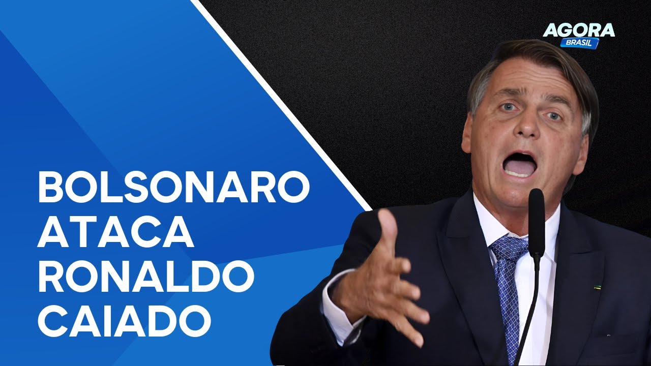 Bolsonaro ataca Ronaldo Caiado, em Goiânia, por atuação na pandemia; "governador covarde"