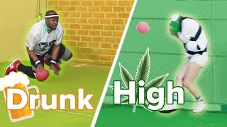 High Vs. Drunk Dodgeball