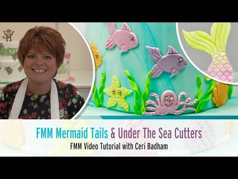 Mermaid Tail 2 pc icing & gumpaste cutter set Mermaid Tail 2 pc icing & gumpaste cutter set