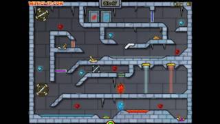 Water and Fire in LOVE?! - Fireboy and Watergirl in Ice temple (Ft. Lily)