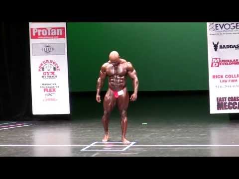 2013 New York Pro Bodybuilding Championship Prejudging. IFBB Pro Bodybuilder Marcus Haley