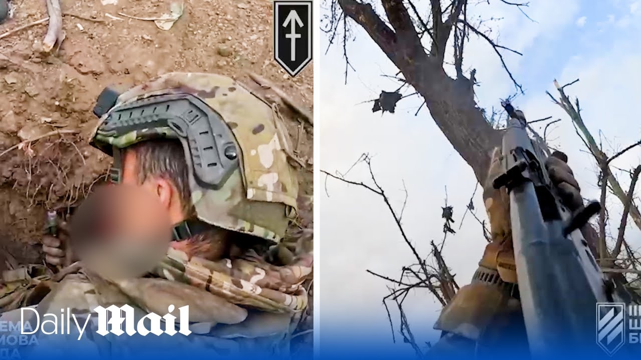 Horror nas trincheiras: soldados ucranianos salvam camarada ferido durante barragem de artilharia
