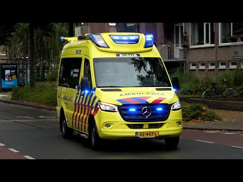 A1, Otaris S Ambulance 04-172 Deventer naar het Deventer Ziekenhuis vanaf een til assistentie