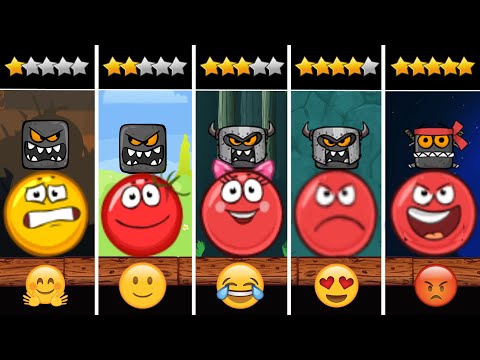 Red Ball 4 - Black Box - Taran Box - Ninja Box - All Bosses - Repeat - Gameplay Volume 1,2,3,4,5 - YouTube