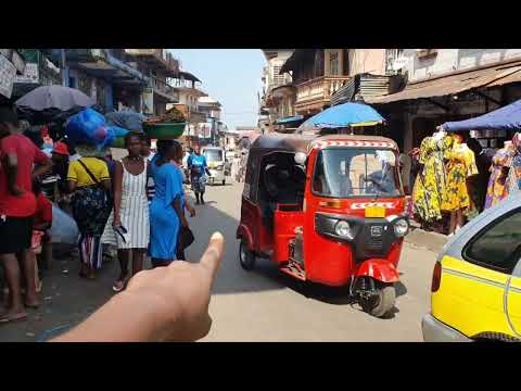 Exploring Freetown (Walking From Circular Road To Bombay Street and Market, via Goree Street)!
