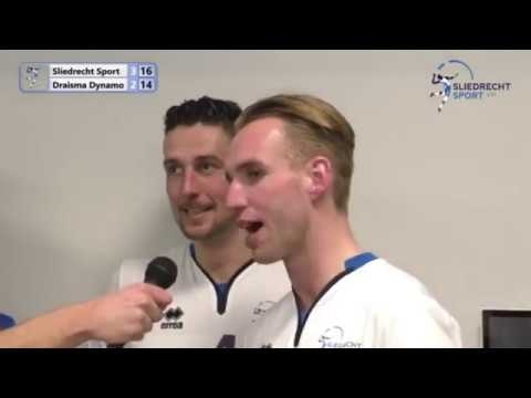 171118 Interview met Heren1 na Sliedrecht Sport Heren 1 - Draisma Dynamo Heren 1