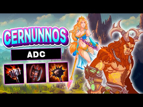 CERNUNNOS ADC - ME BESAN Y GANO YO SOLO LA PARTIDA - SMITE Master Conquest